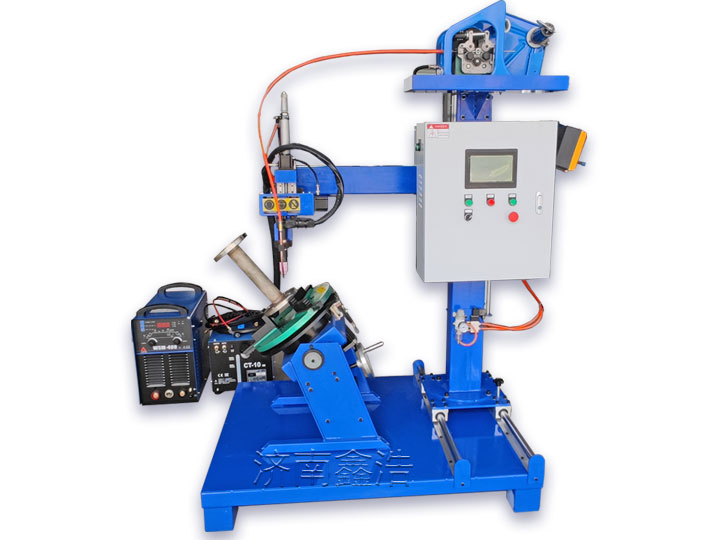 【濟南鑫浩焊接】詳細(xì)介紹環(huán)縫的自動焊接變位機在使用上的優(yōu)勢